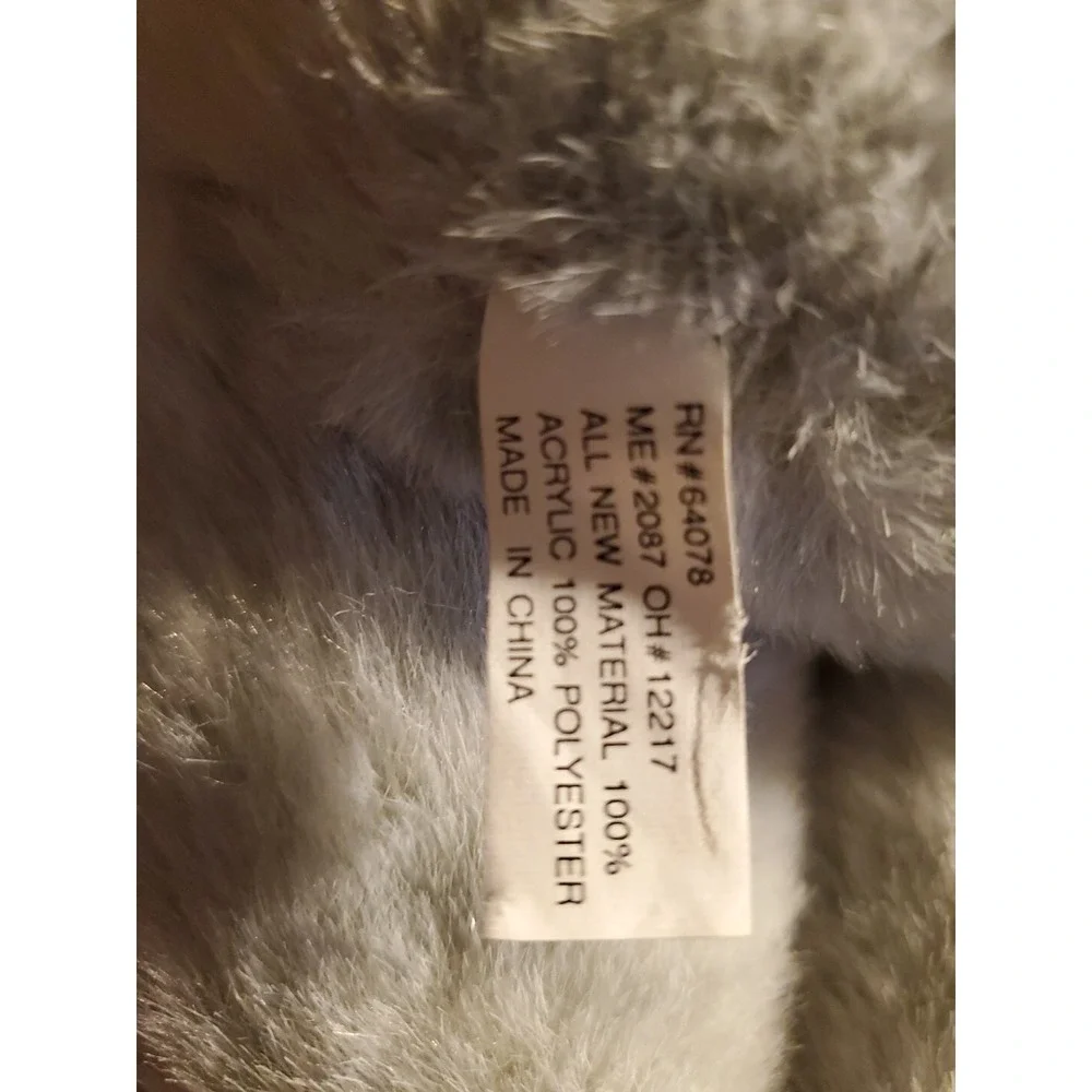 Vintage Patched Gray Teddy‎ Bear 15